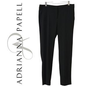 ADRIANNA PAPELL Women’s Black Dress Pants Trousers with Pockets SIZE 6 MSRP $89